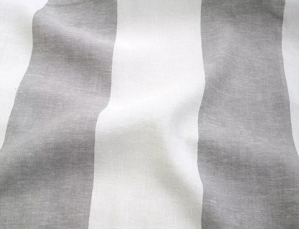 Stone - Coast Stripe By Unique Fabrics || In Stitches Soft Furnishings Stone - Coast Stripe By Unique Fabrics || In Stitches Soft Furnishings