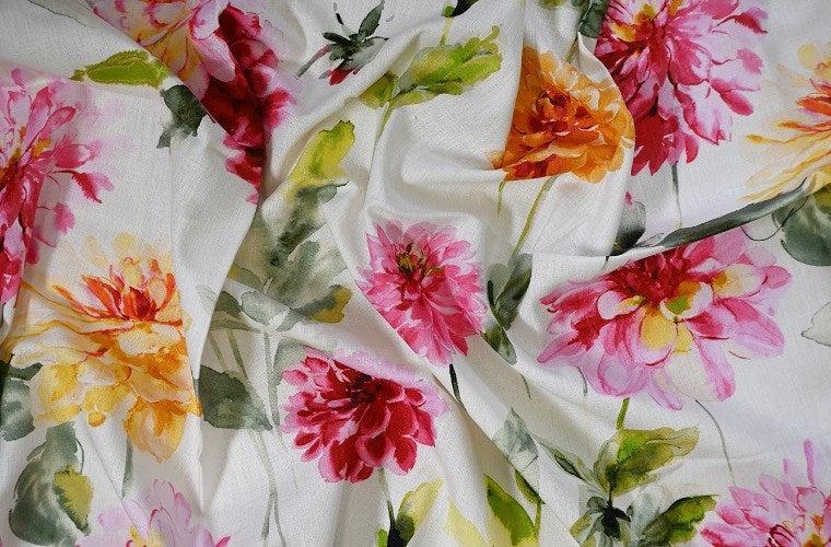 Sunshine - Dahlia Parade By Laura Ashley || In Stitches Soft Furnishings Sunshine - Dahlia Parade By Laura Ashley || In Stitches Soft Furnishings
