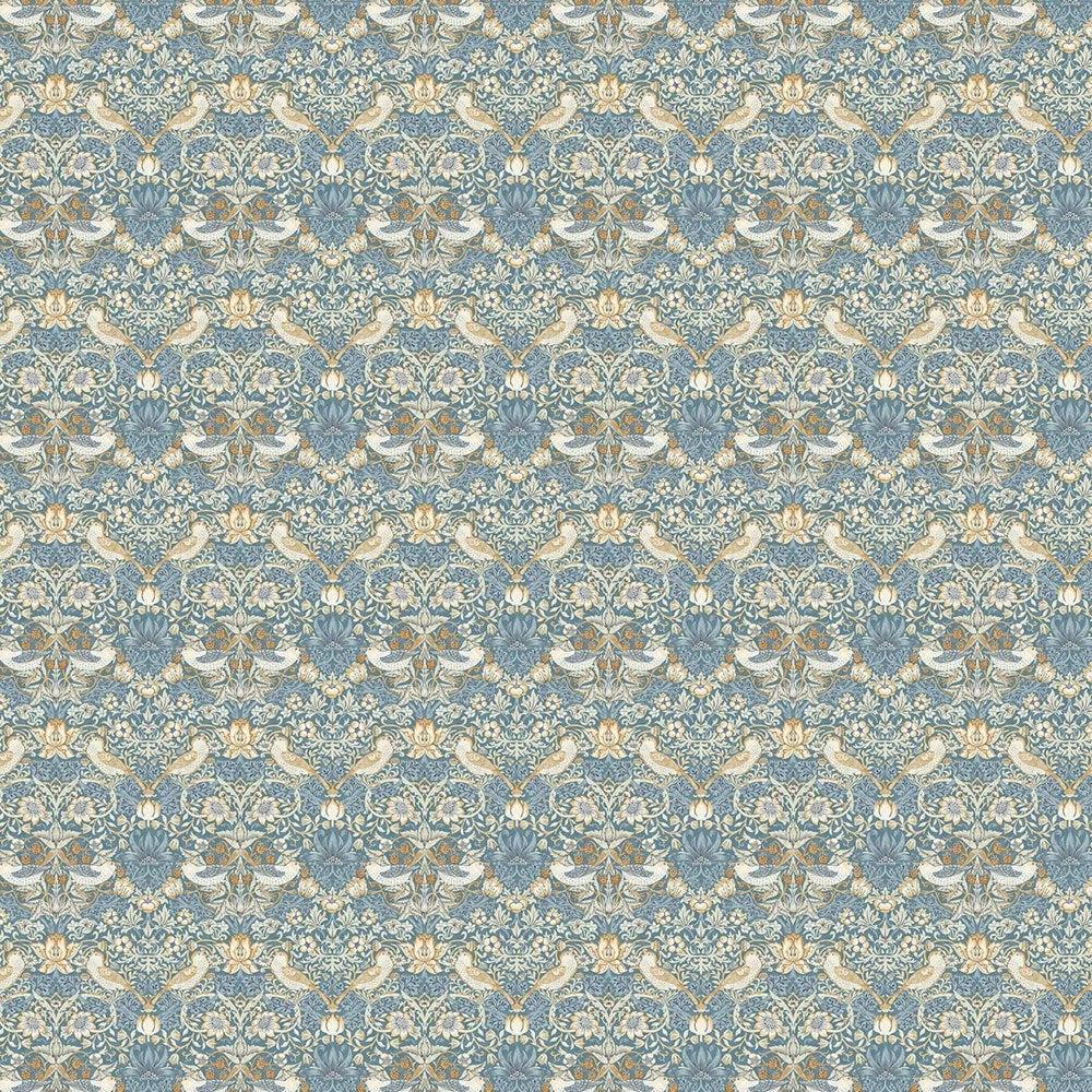 Denim/Denim F1678/06 - Strawberry Thief By Clarke & Clarke || In Stitches Soft Furnishings Denim/Denim F1678/06 - Strawberry Thief By Clarke & Clarke || In Stitches Soft Furnishings