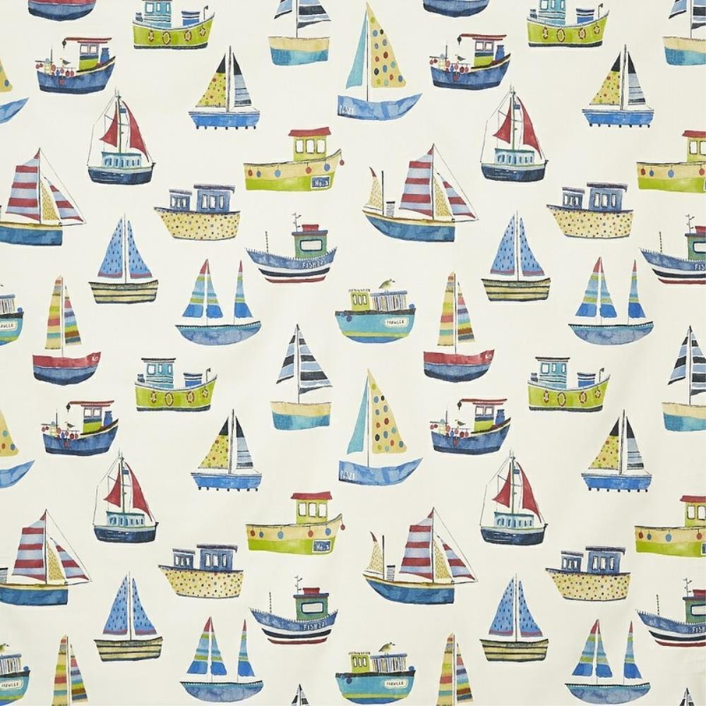Cobalt - Boat Club By James Dunlop Textiles || In Stitches Soft Furnishings Cobalt - Boat Club By James Dunlop Textiles || In Stitches Soft Furnishings