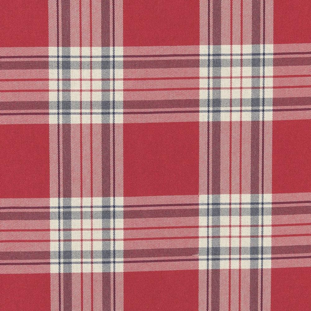 Red - Glenmore By Clarke & Clarke || In Stitches Soft Furnishings Red - Glenmore By Clarke & Clarke || In Stitches Soft Furnishings