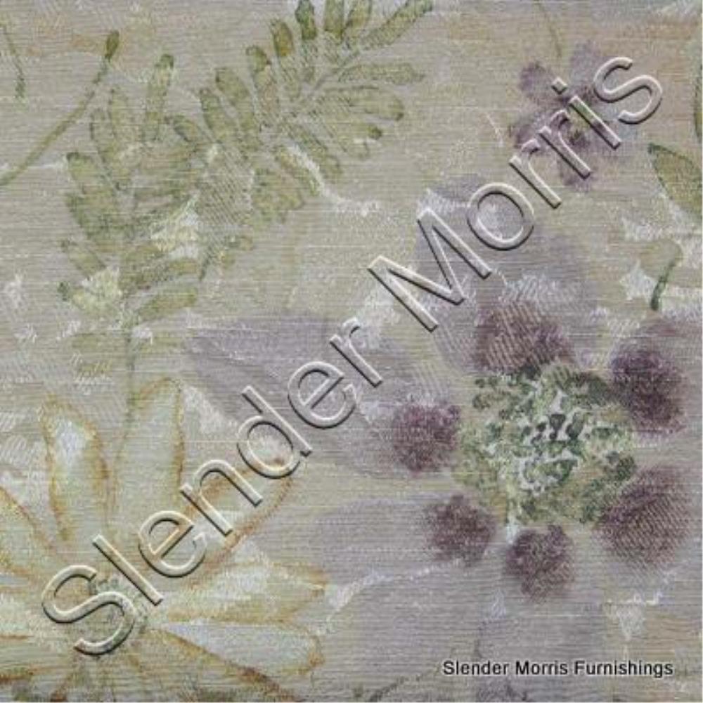 Sand/Grape - Lillypond Floral By Slender Morris || In Stitches Soft Furnishings Sand/Grape - Lillypond Floral By Slender Morris || In Stitches Soft Furnishings