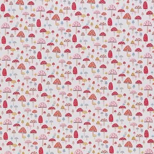 Multi - Mini Mushrooms By Sekers || In Stitches Soft Furnishings Multi - Mini Mushrooms By Sekers || In Stitches Soft Furnishings