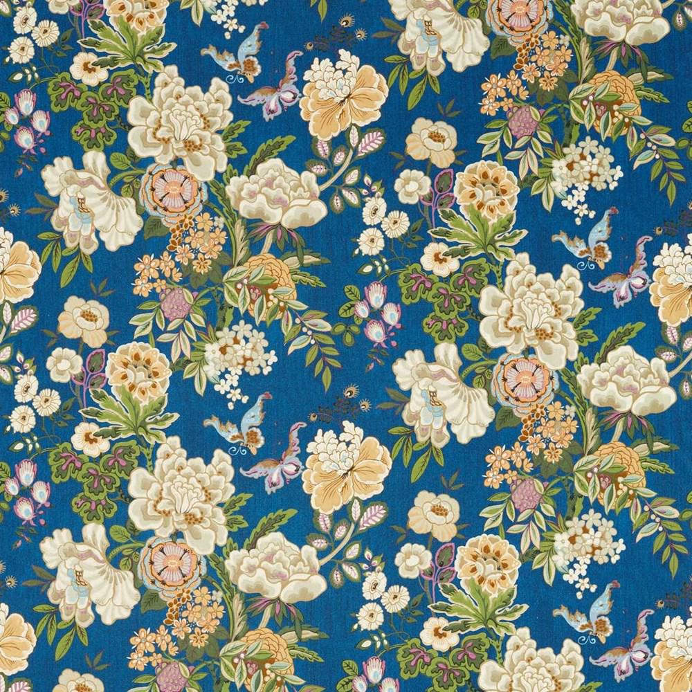 Herbal Blue/Amber - Emperor Peony By Sanderson || In Stitches Soft Furnishings