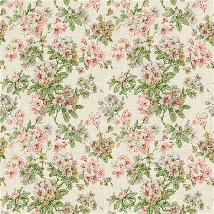 LF2230C Gertrude 3 Pink Green - LF2230C Gertrude By Linwood || In Stitches Soft Furnishings