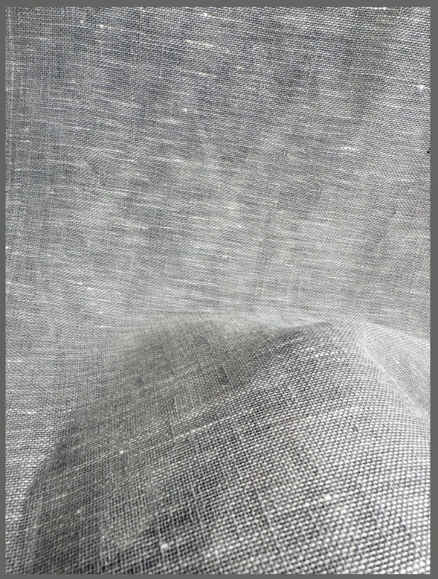 Ash - LuxLinenSheer By Slender Morris Furnishings || In Stitches Soft Furnishings