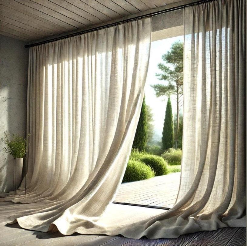  - LuxLinenSheer By Slender Morris Furnishings || In Stitches Soft Furnishings