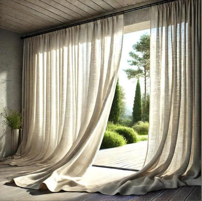  - LuxLinenSheer By Slender Morris Furnishings || In Stitches Soft Furnishings