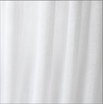 White - LuxLinenSheer By Slender Morris Furnishings || In Stitches Soft Furnishings