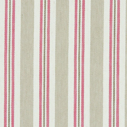 Raspberry/Linen - Alderton By Clarke & Clarke || In Stitches Soft Furnishings