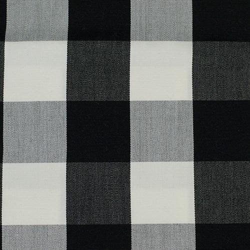 Black - Beach Check By Hoad || In Stitches Soft Furnishings