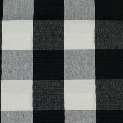Black - Beach Check By Hoad || In Stitches Soft Furnishings