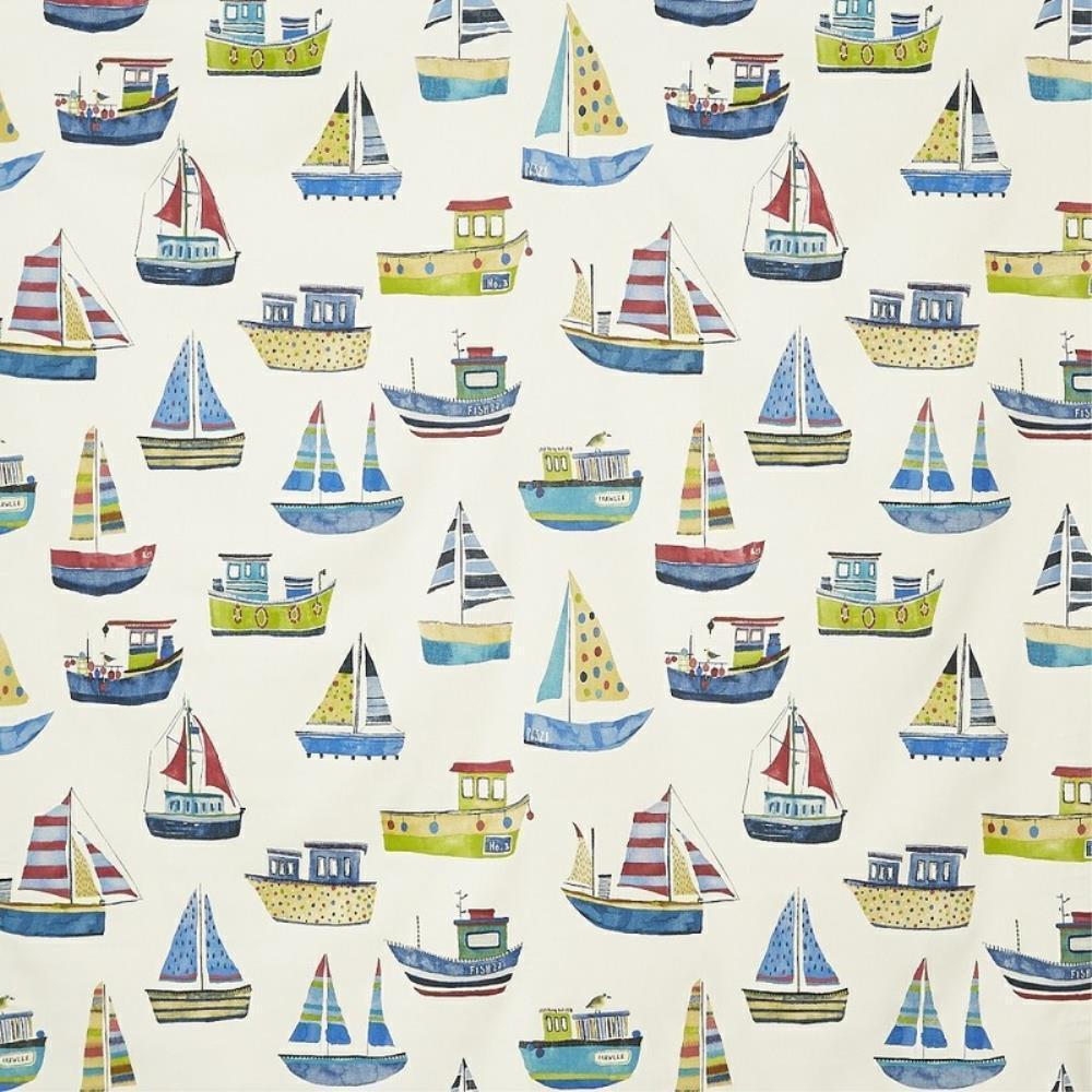 Cobalt - Boat Club By James Dunlop Textiles || In Stitches Soft Furnishings