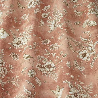 Coral - Finch Toile By Slender Morris || In Stitches Soft Furnishings