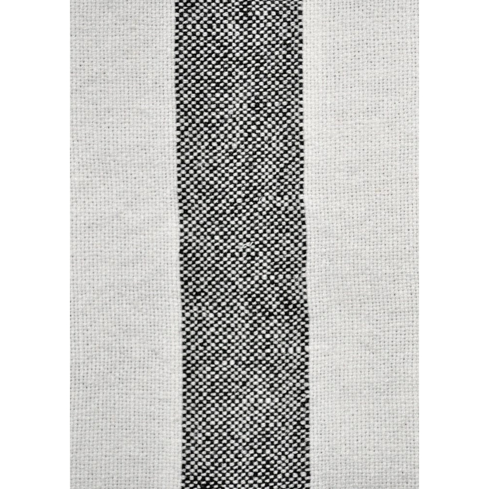 Black/white - Hampton Stripe By Raffles Textiles || In Stitches Soft Furnishings
