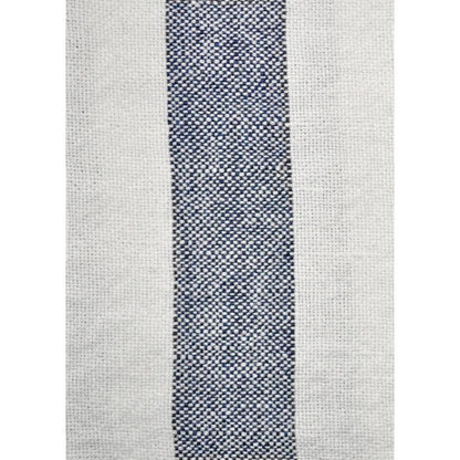 Navy/white - Hampton Stripe By Raffles Textiles || In Stitches Soft Furnishings