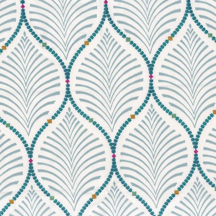 Bleu Paon - Jade By Camengo || In Stitches Soft Furnishings