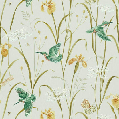Teal/Amber - Kingfisher & Iris By Sanderson || In Stitches Soft Furnishings