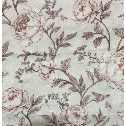 Stone - Peony (Jacquard) By Slender Morris || In Stitches Soft Furnishings