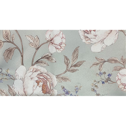 Blue - Peony (Mirage) By Slender Morris || In Stitches Soft Furnishings