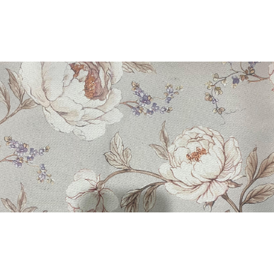 Grey - Peony (Mirage) By Slender Morris || In Stitches Soft Furnishings