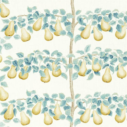 Gold/Aqua - Perry Pears By Sanderson || In Stitches Soft Furnishings