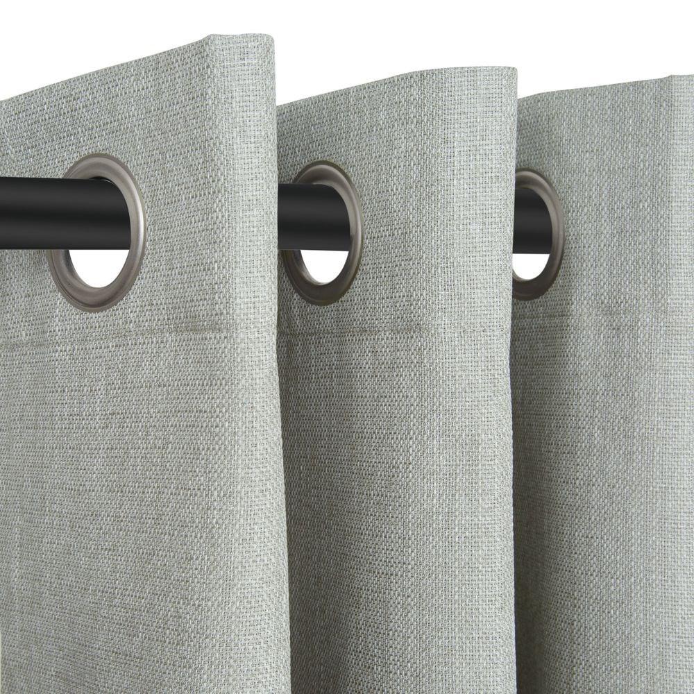 Ash - Porter Ring Top (Eyelet) Blockout Curtain 140X160cm By Nettex || In Stitches Soft Furnishings