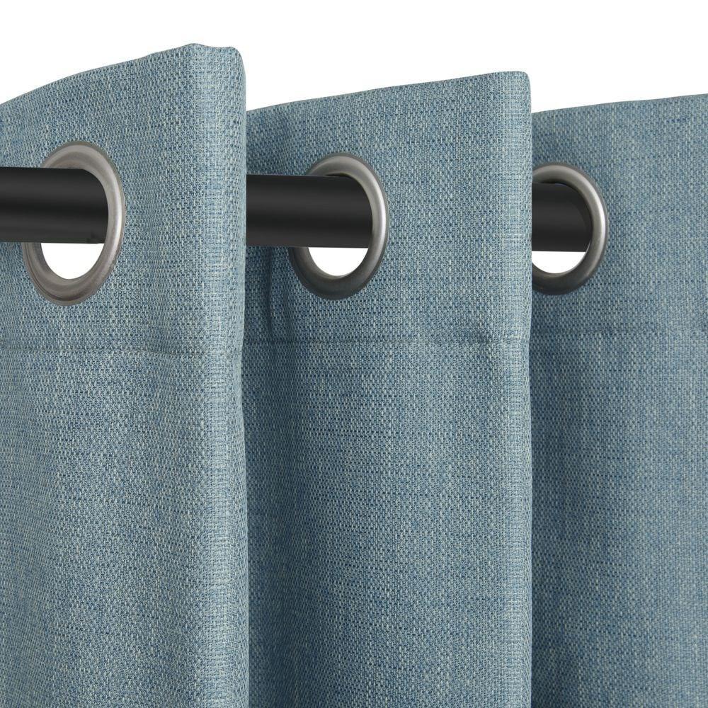 Teal - Porter Ring Top (Eyelet) Blockout Curtain 140X160cm By Nettex || In Stitches Soft Furnishings