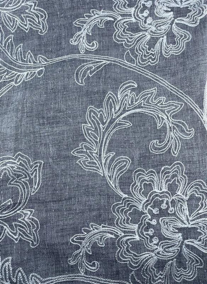 Charcoal - Provence By Slender Morris || In Stitches Soft Furnishings