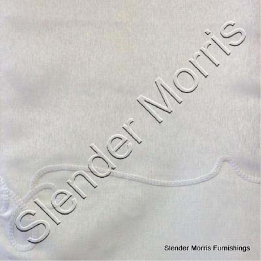 White - Snow Cornely Voile By Slender Morris || In Stitches Soft Furnishings