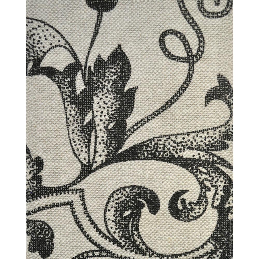 Black/Oatmeal - Tivoli By Raffles Textiles || In Stitches Soft Furnishings