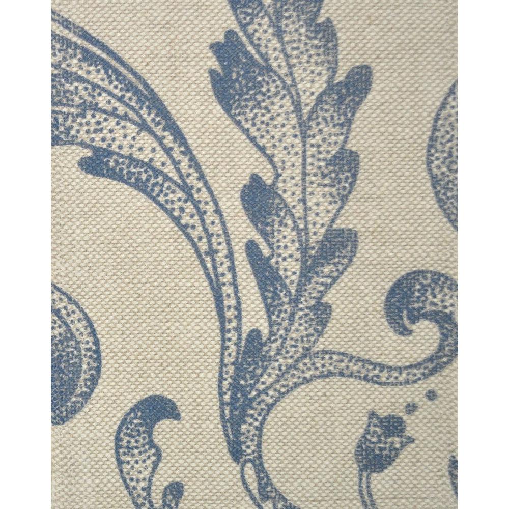 Bleu/Oatmeal - Tivoli By Raffles Textiles || In Stitches Soft Furnishings