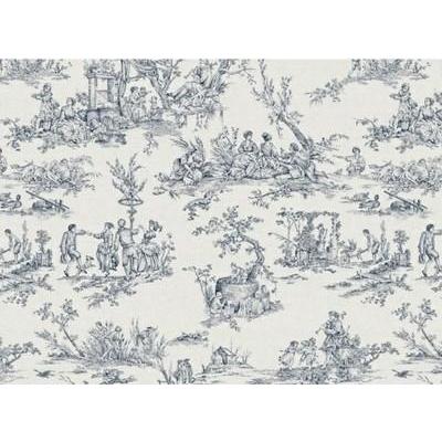 Blue - Toile By Slender Morris || In Stitches Soft Furnishings