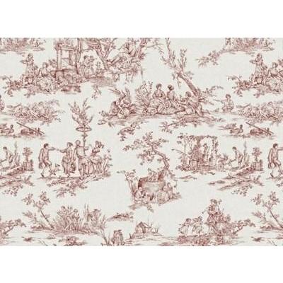 Red - Toile By Slender Morris || In Stitches Soft Furnishings