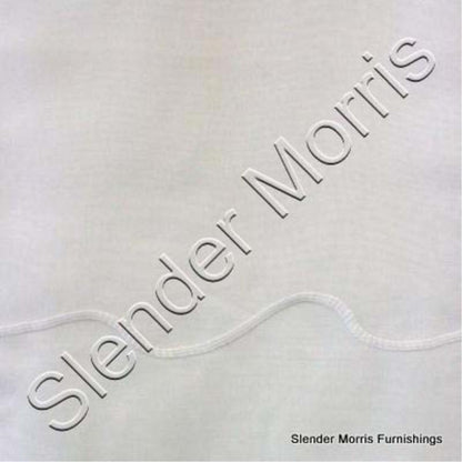 White - Wave Cornely Voile By Slender Morris || In Stitches Soft Furnishings
