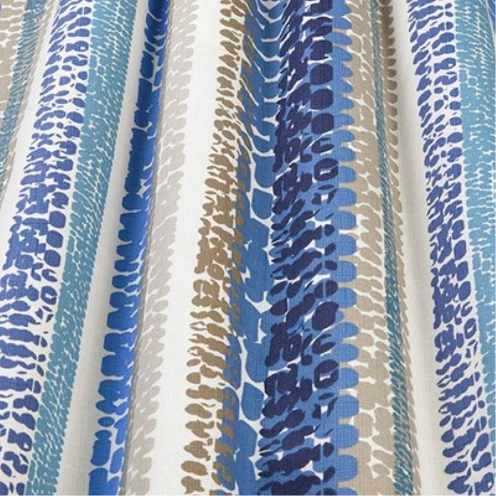 Ocean - Zari Stripe By Slender Morris || In Stitches Soft Furnishings